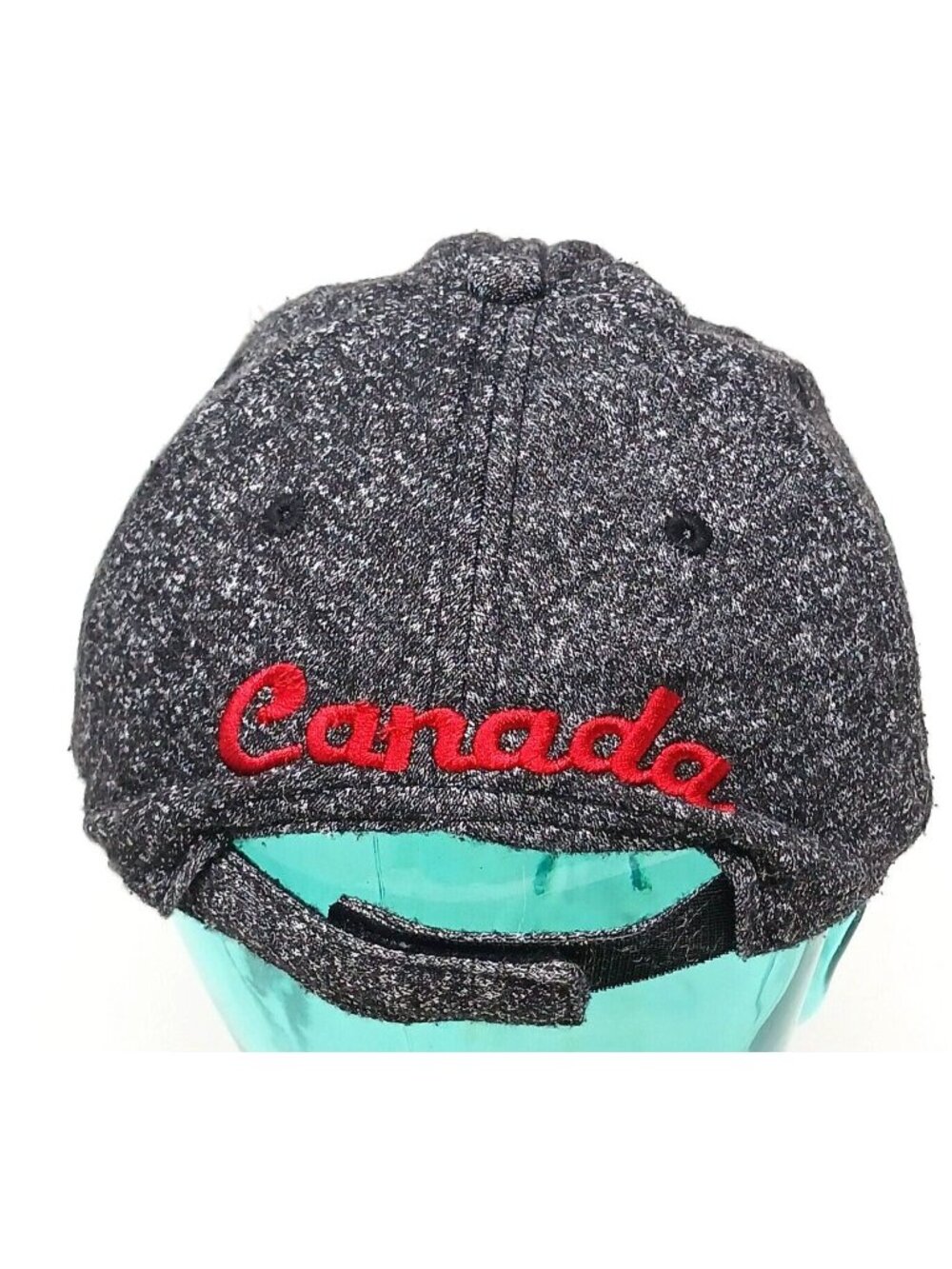 Canada 67 Charcoal Heather Baseball Cap XS/S Sz 4-6 Red Maple Leaf Embroidery D7 - Picture 7 of 10